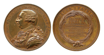 Death of George III AE Medal 1820