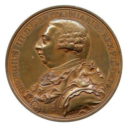 Death of George III AE Medal 1820