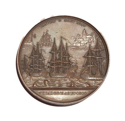 France, Bombardment of Tangier and Mogador, AE Medal 1844