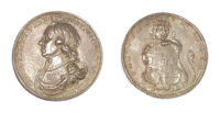 Cromwell, Lord Protector 1653 Silver Medal, Mid 18th Century