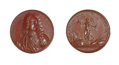 George I, Death of Marlborough, AE Medal 1722