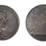 Charles II (1640-1685), Battle of Lowestoft, Silver Naval Reward Medal 1665