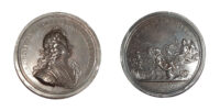 George I Arrival in England, Silver Medal 1714