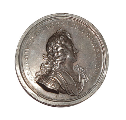 George I Arrival in England, Silver Medal 1714