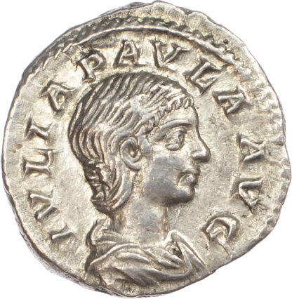 Julia Paula, Silver Denarius