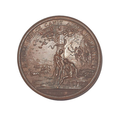 John Milton, AE Medal c. 1740 by J. Dassier