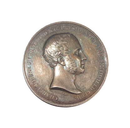 Charles Gordon Lennox, Duke of Richmond, Smithfield (Agricultural) Club, Silver Uniface Medal 1845