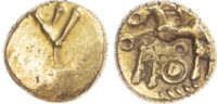 Atrebates and Regini, Commios, Gold 1/4 Stater