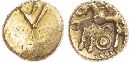 Atrebates and Regini, Commios, Gold 1/4 Stater