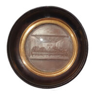 The Last Supper, Early 19th Century AE Framed Medal