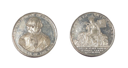 Battle of Camperdown, Dutch Fleet Defeated, WM Medal 1797