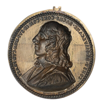 FRANCE, Claude Warin (c.1612-1654). Constant de Silvecane, prévôt des marchands de Lyons (1669-1670), uniface cast Bronze Medal, 1648