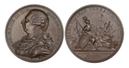 George III, British Victories, AE Medal 1798