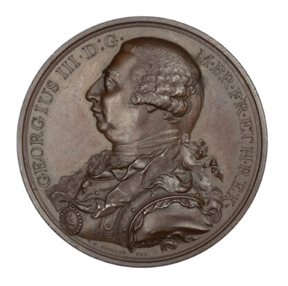 George III, British Victories, AE Medal 1798