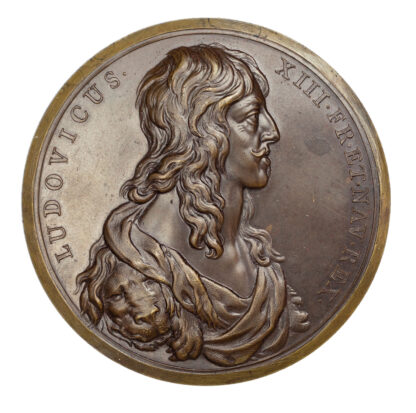 France, Renaissance, Louis XIII, Restrike of Molart's Bronze Medal, 1638