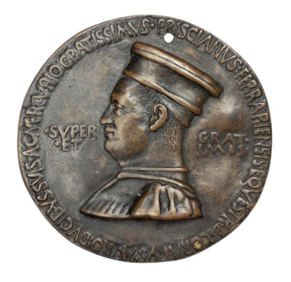 Renaissance Italy, Pelligrino Prisciani (c.1435-1518), Counsellor to Duke Borso and Ercole I, cast Bronze Medal, 1473