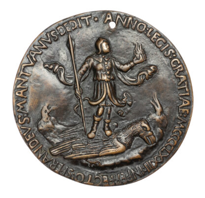 Renaissance Italy, Pelligrino Prisciani (c.1435-1518), Counsellor to Duke Borso and Ercole I, cast Bronze Medal, 1473