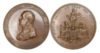 Austria, Johann Kempen, Baron of Fichtenstamm, 50 Years of Service in the Imperial and Royal Army, AE Medal 1859