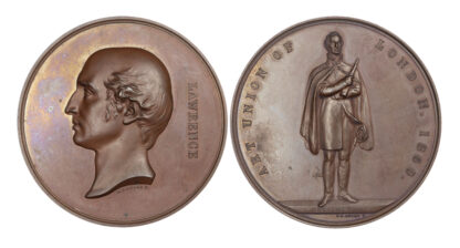 Thomas Lawrence, Copper Medal 1860 for the Art Union of London