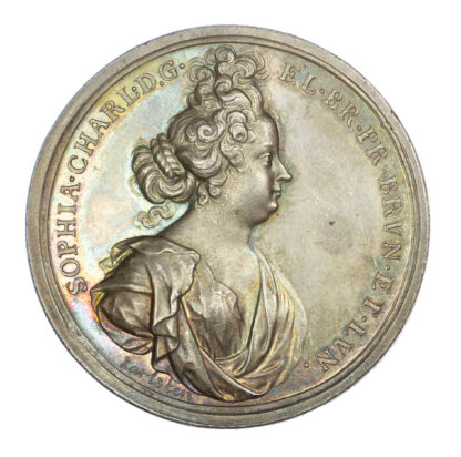 Germany, Sophia Charlotte of Brandenburg, Silver Medal 1691