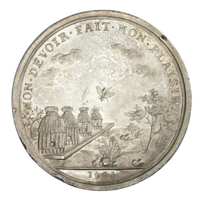 Germany, Sophia Charlotte of Brandenburg, Silver Medal 1691