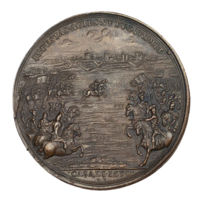 Italy, Siege of Casale Montferrato, Copper Medal 1630