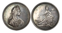 William III, Peace of Ryswick and State of Britain, Silver Medal 1697