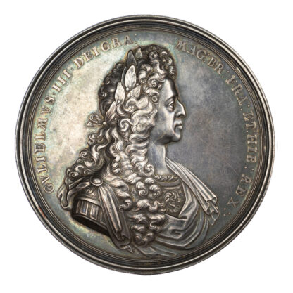 William III, Peace of Ryswick and State of Britain, Silver Medal 1697