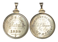 London Hornsey School, Reverend J. Grant's Silver Prize Medal 1859 to Elizabeth Payne