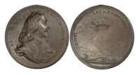 Charles I, AE Memorial Medal c. 1695