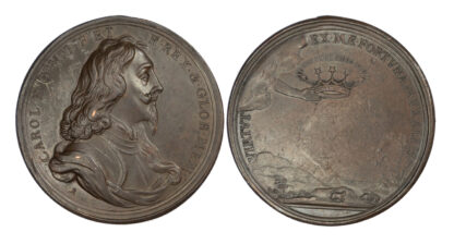 Charles I, AE Memorial Medal c. 1695