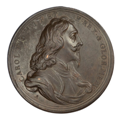 Charles I, AE Memorial Medal c. 1695