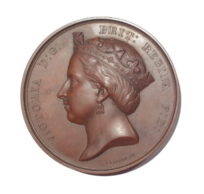 Victoria, Blackfriars Bridge and Holborn Viaduct Opened, AE Medal 1869