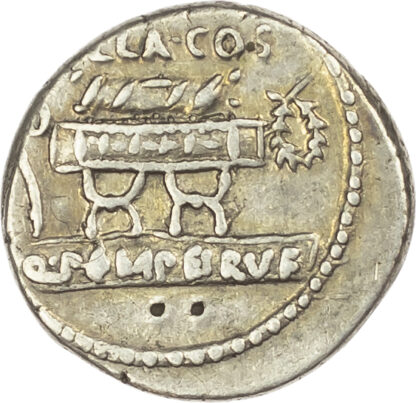 Q. Pompeius Rufus, Silver Denarius