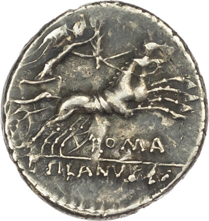 D. Silanus, Silver Denarius
