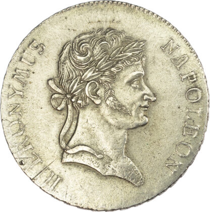 Germany, Westphalia, Hieronymus Napoléon (1807-1813), silver Convention Taler