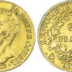 France, Consulate, Napoleon I, gold 20 Francs, AN 12 – 1803/4