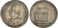 Italy, Papal States, Clement XI (1700-1721), silver Half Piastra