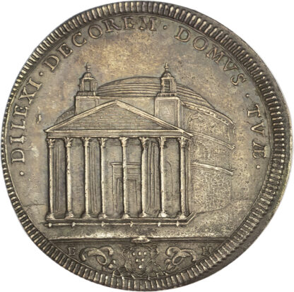 Italy, Papal States, Clement XI (1700-1721), silver Half Piastra