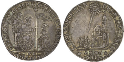 Italy, Venice, Francesco Molin (1646-1655), silver Osella, 1653 - rare