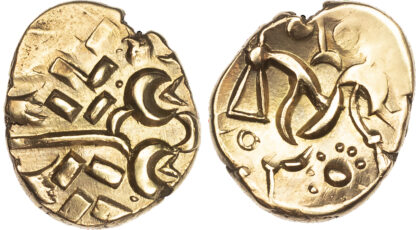 Corieltauvi, Gold Stater, Sunflower type, Rare