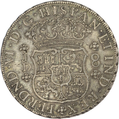 Peru (colonial), Ferdinand VI (1746-1759), silver 8 Reales, 1754