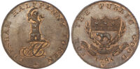Buckinghamshire, Chesham, Adam Simpson, Halfpenny, 1796