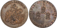 Cheshire, Macclesfield, Roe & Co. (?) Halfpenny