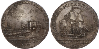 Gloucestershire, Gloucester, Gloucester & Berkeley Canal Co. Halfpenny 1793