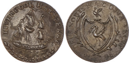 Liverpool, Thomas Clarke Halfpenny 1791