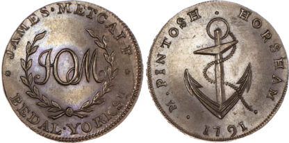 Sussex, Horsham, Skidmore’s mule, Halfpenny