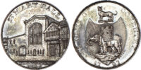 Coventry, P Kempson’s Series of Coventry Buildings, Silver proof Halfpenny, 1797