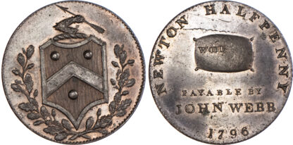 Warwickshire, Newton, John Webb, Halfpenny 1796