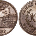 Yorkshire, Bedale, James Metcalf, Skidmore's bronzed proof Halfpenny, 1792